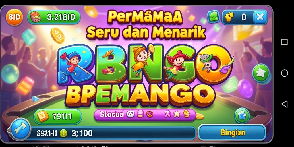 Tampilan gameplay seru dari permainan Bingo 8ID dengan pemain aktif.
