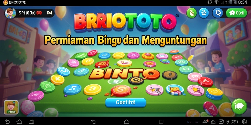 Tampilan gameplay yang seru dan menarik dalam BRIOTOTO.