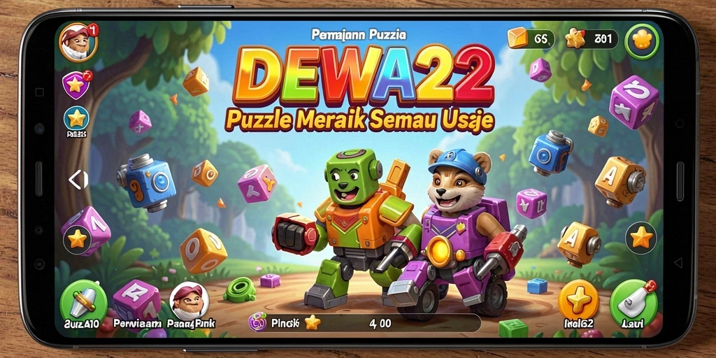 Tampilan gameplay DEWA22 yang menantang dan mengasyikkan.