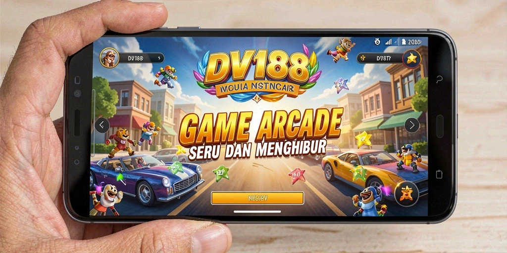 Screenshot utama DV188 menunjukkan gameplay seru dan penuh aksi.