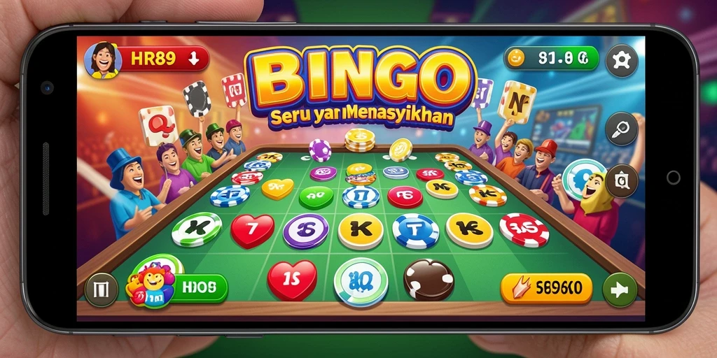 Tampilan gameplay HR89 yang menarik saat bermain Bingo.