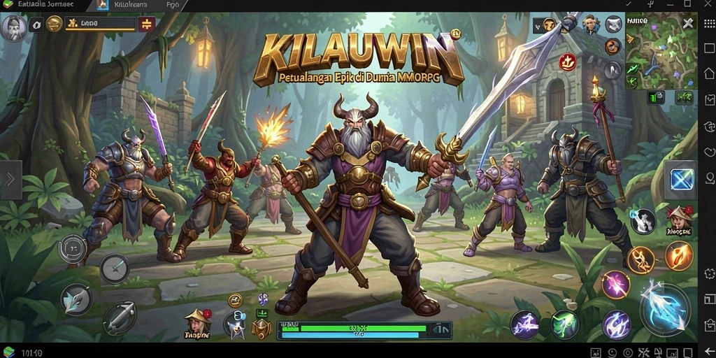 Screenshot gameplay KILAUWIN menampilkan aksi petualangan seru di dunia fantasi.