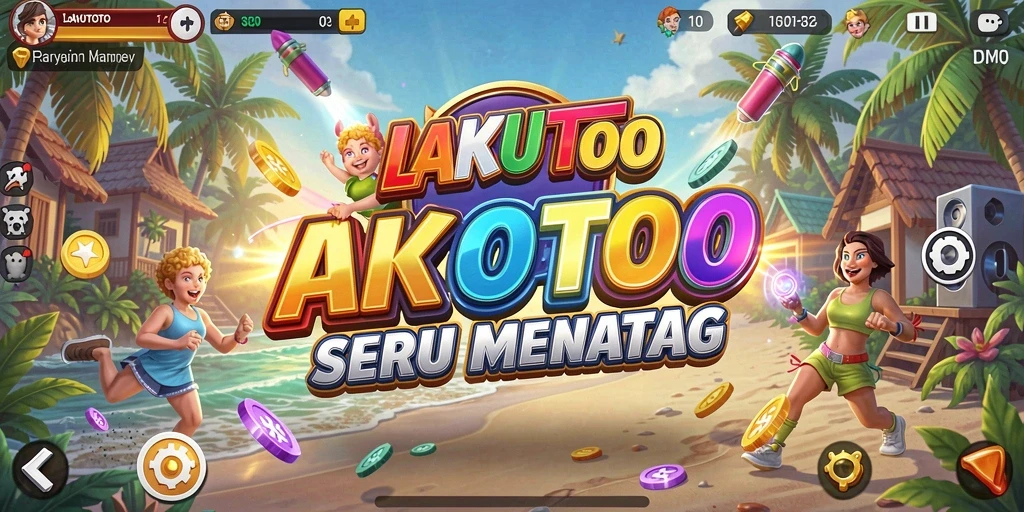 Screenshot gameplay LAKUTOTO menampilkan aksi cepat dalam permainan arcade.