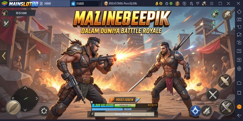 Tampilan gameplay MAINSLOT88 yang memukau dalam pertempuran Battle Royale.