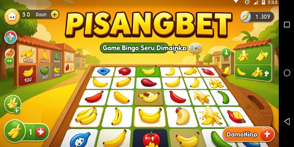 Tampilan gameplay seru PISANGBET dengan antarmuka Bingo yang menarik.