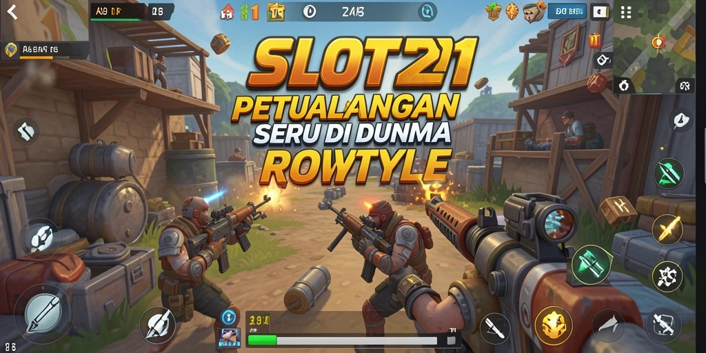 Tampilan gameplay menegangkan di SLOT21 dengan pertempuran real-time.