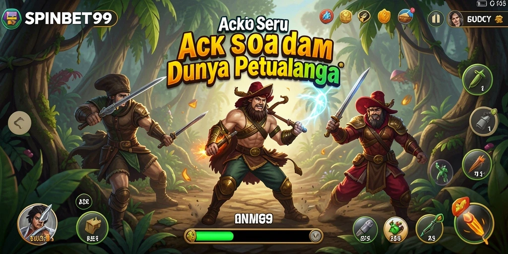 Tampilan gameplay SPINBET99 yang mendebarkan dan penuh aksi.