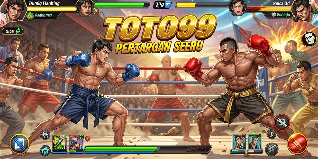 Screenshot menampilkan aksi pertarungan seru di TOTO99.