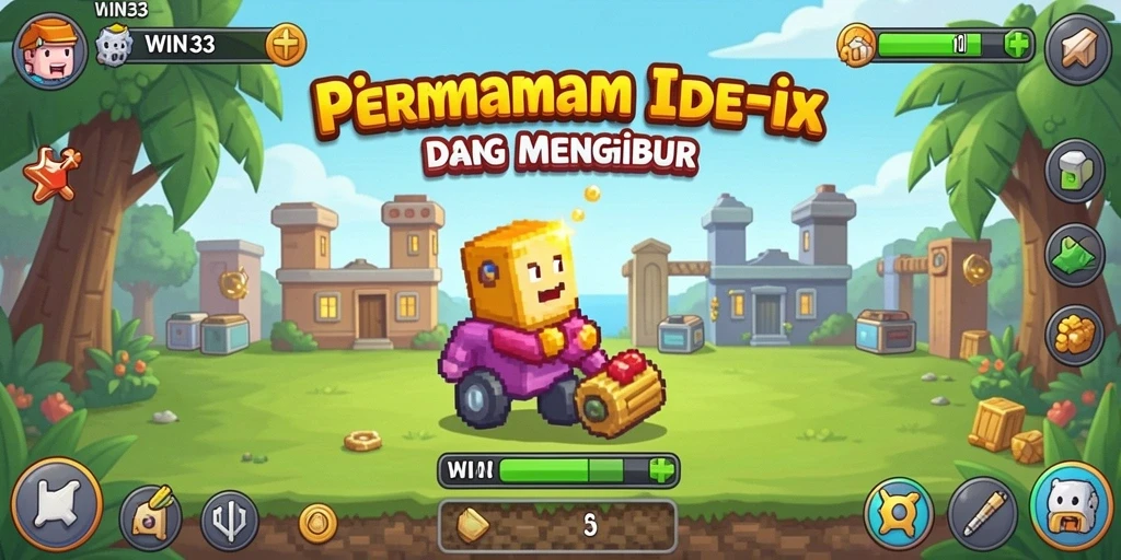 Tampilan gameplay WIN33 yang menarik dengan desain Idle yang sederhana.