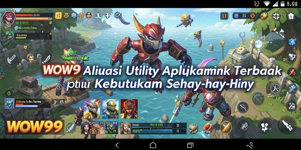 Tampilan layar utama WOW99 yang menawan dan fungsional.